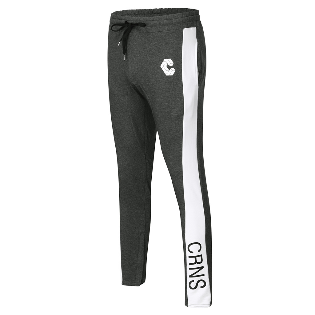 Muscular Fitness Men'S Spring And Autumn Thin Sports And Leisure Running Cotton And Foot Zipper Trousers