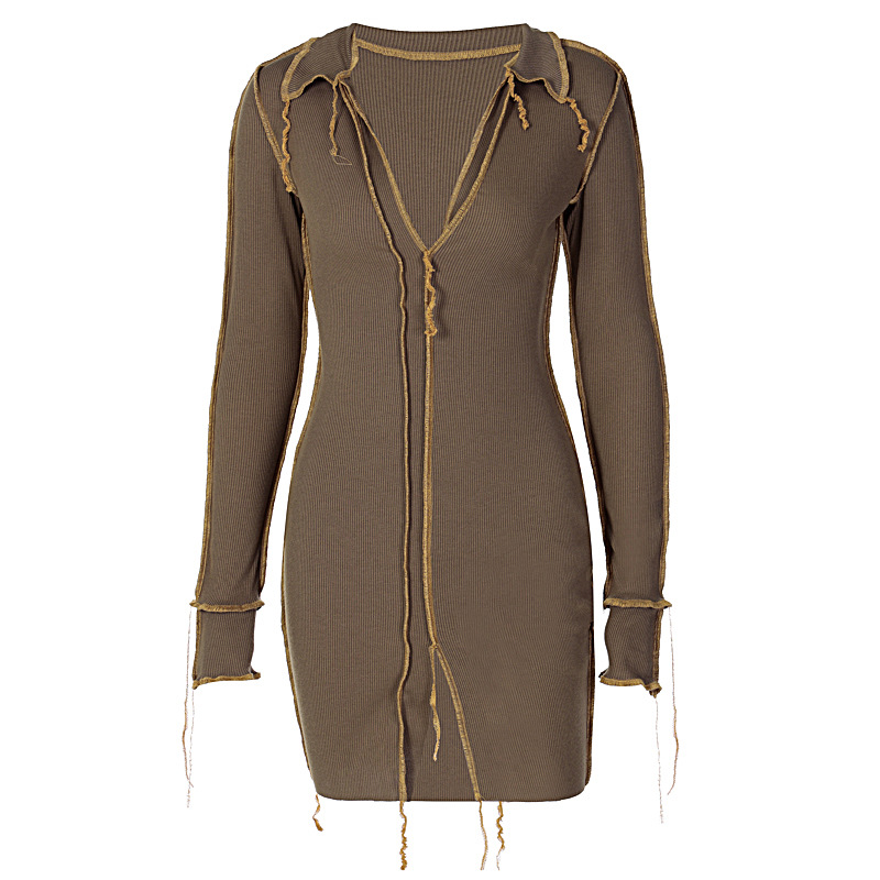 Fall Winter Explosive New Women'S Anti-Sleeve Deep V Lapel