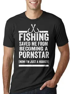 Fishing Saved Me T-Shirts for Men and Women English