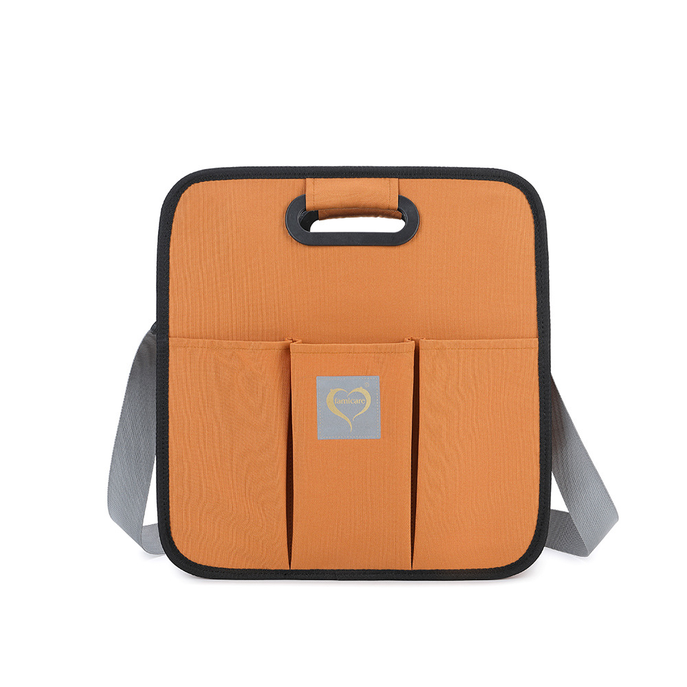 New Design Fashion Portable Shoulder Folding Bed Baby Nappy Messenger Bags Orange - Shop at LoveMi