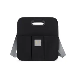 New Design Fashion Portable Shoulder Folding Bed Baby Nappy Messenger Bags - Black - View 1