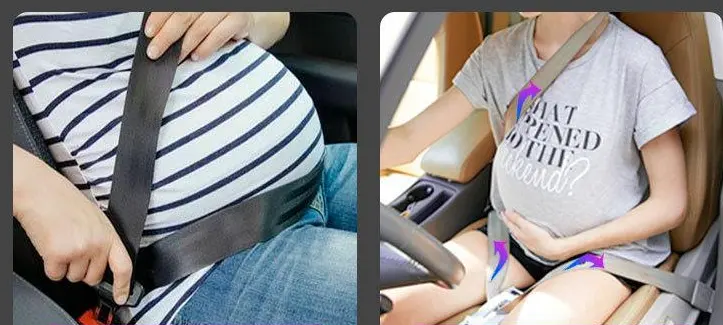 Car seat belt for pregnant women, co-pilot