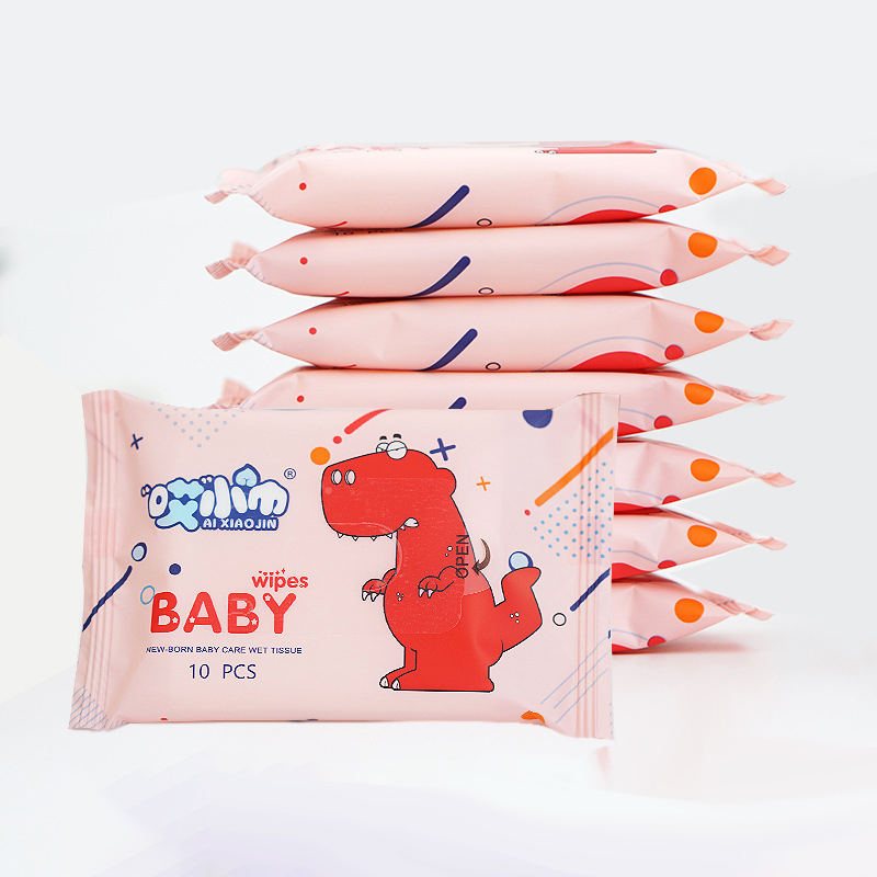 Red Dinosaur wipes