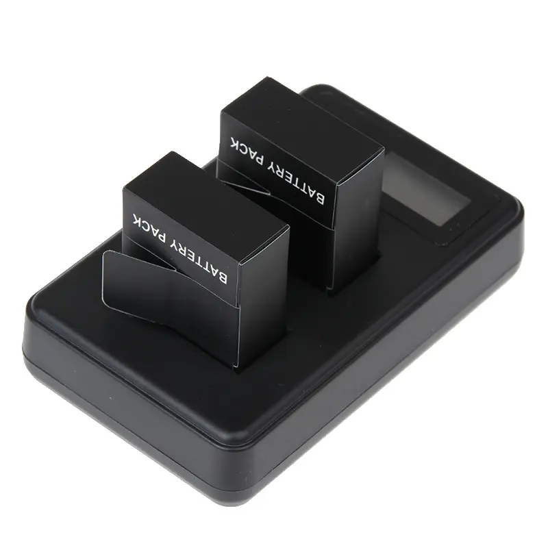 Camera LCD Charger Dual-Charger with Power Display Gopro