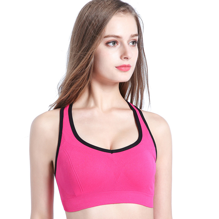 Title 2, Cross-Border No Rims Shockproof Sports Bra Runn...