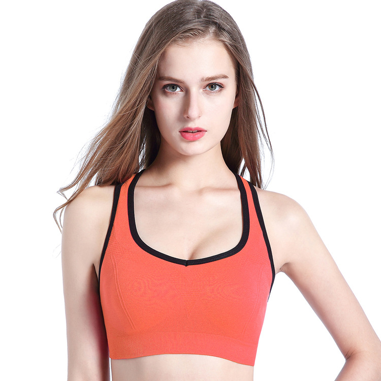 Title 4, Cross-Border No Rims Shockproof Sports Bra Runn...