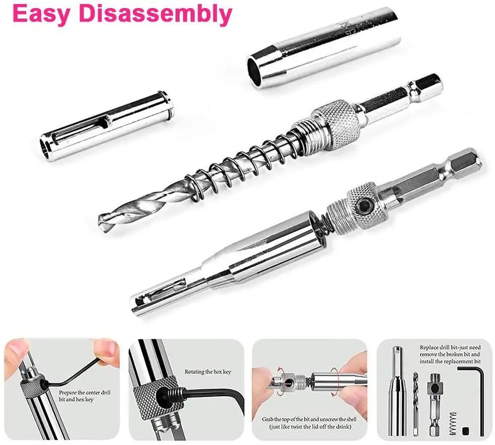 Woodworking Hole Puncher Hinge Drill Door