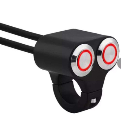 Motorcycle Switch Angel Eyes With Light Switch Self-Locking Switch Without Lock Switch Fog Light Switch Cross-Border E-Commerce Switch — foto 5