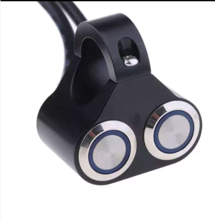 Motorcycle Switch Angel Eyes With Light Switch Self-Locking Switch Without Lock Switch Fog Light Switch Cross-Border E-Commerce Switch — foto 3