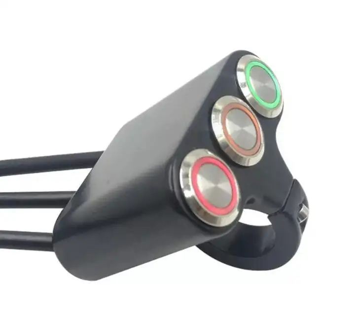 Motorcycle Modification Universal Double Flash Switch Warning