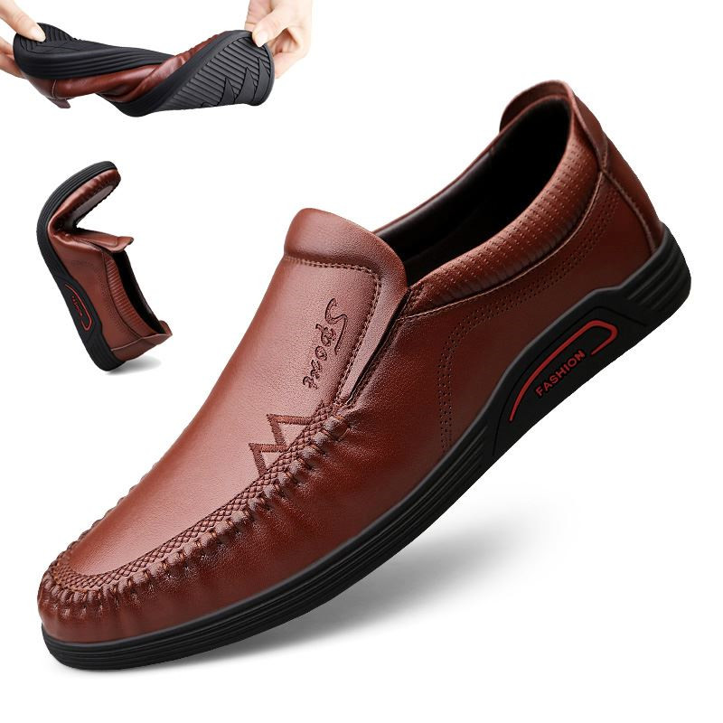 Title 2, All-match Peas Shoes Soft Sole Soft Leather One...