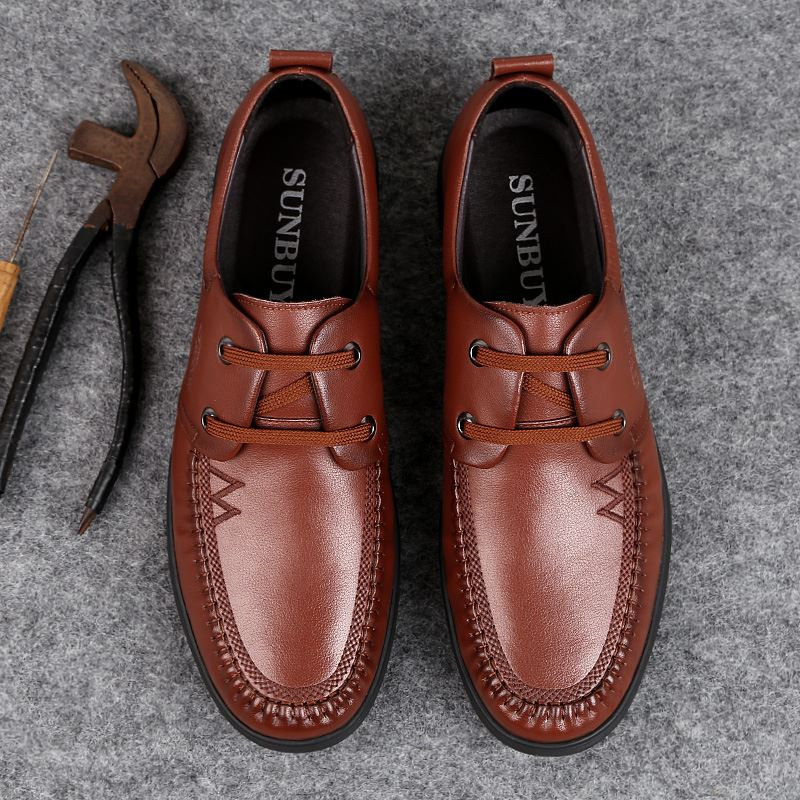 Title 8, All-match Peas Shoes Soft Sole Soft Leather One...