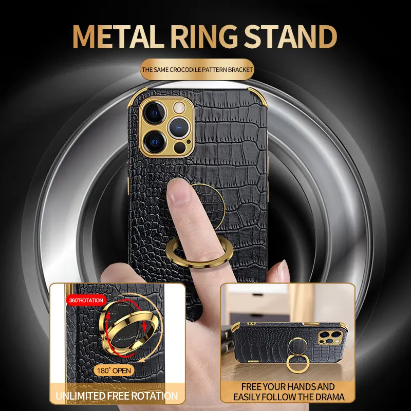 Suitable For Electroplating Mobile Phone Case With Pattern Original Phnom Penh Fine Hole Anti-Fall Protective Cover