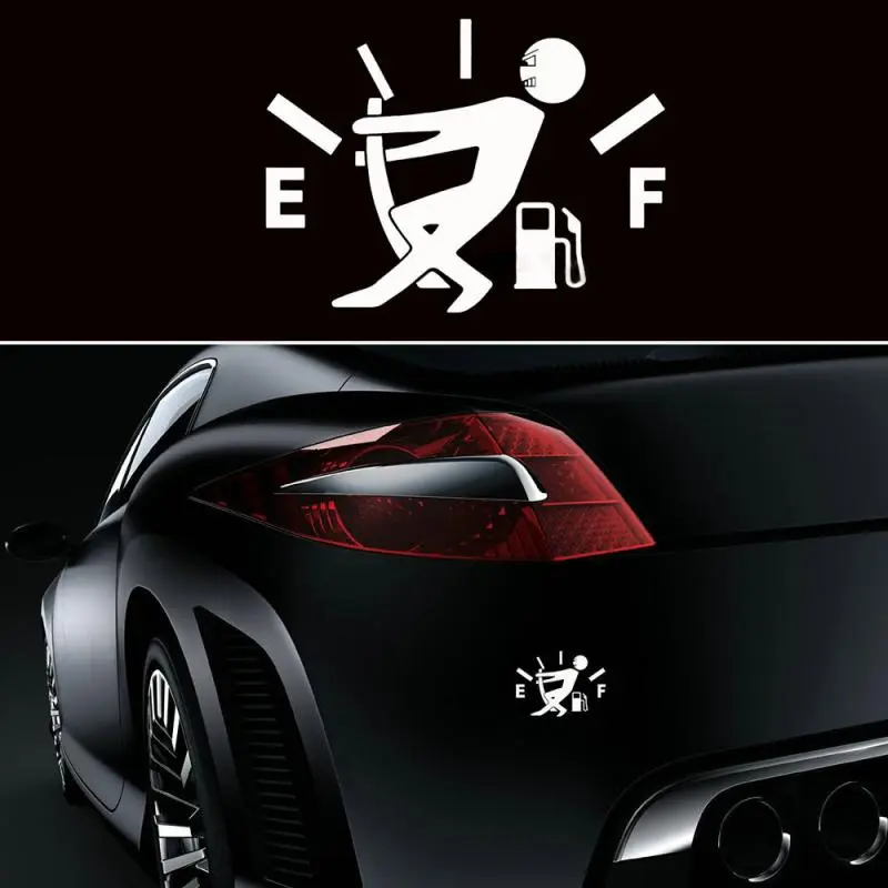 Funny Car Sticker Pull Fuel Tank Pointer Ef Fuel Tank Car Sticker Fuel Tank Vinyl Sticker Decal – image 5