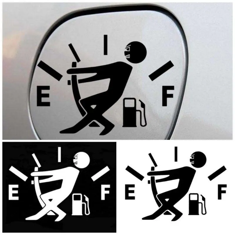 Funny Car Sticker Pull Fuel Tank Pointer Ef Fuel Tank Car Sticker Fuel Tank Vinyl Sticker Decal – image 7