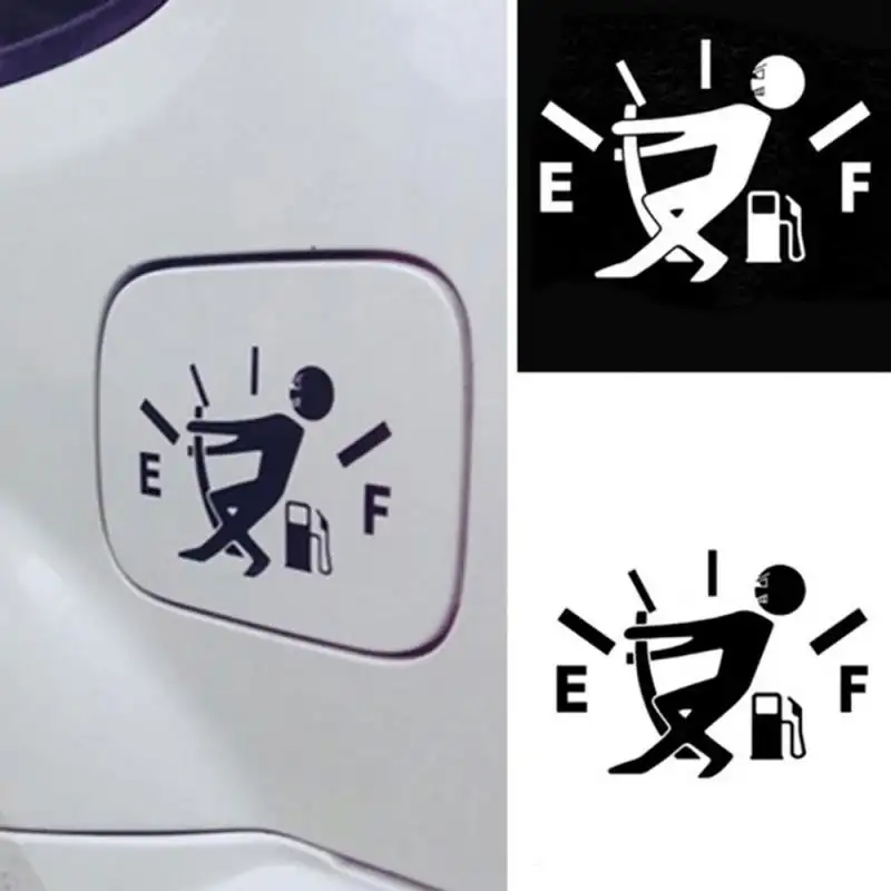Funny Car Sticker Pull Fuel Tank Pointer