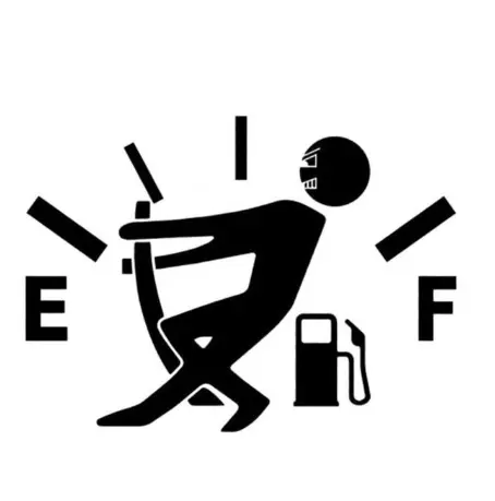 Funny Car Sticker Pull Fuel Tank Pointer Ef Car