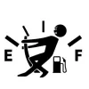 Funny Car Sticker Pull Fuel Tank Pointer Ef Fuel Tank Car Sticker Fuel Tank Vinyl Sticker Decal