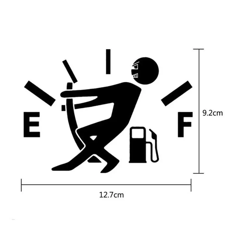 Funny Car Sticker Pull Fuel Tank Pointer Ef Fuel Tank Car Sticker Fuel Tank Vinyl Sticker Decal – image 3
