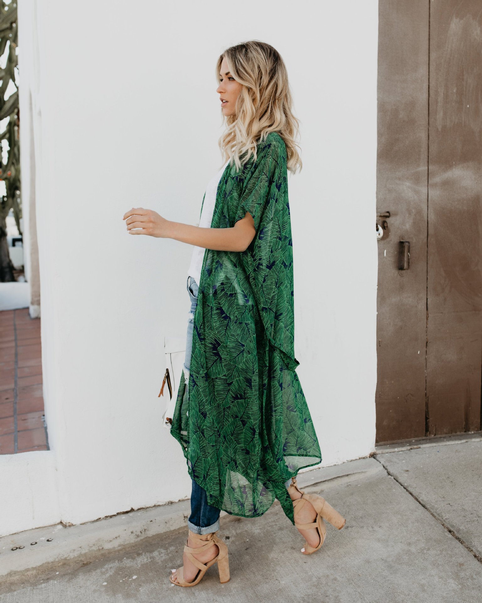 Chiffon Printed Cardigan Sun Protection