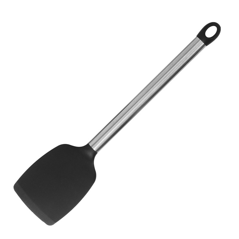 Title 4, Stainless Steel Silicone Non-Stick Spatula Spoo...