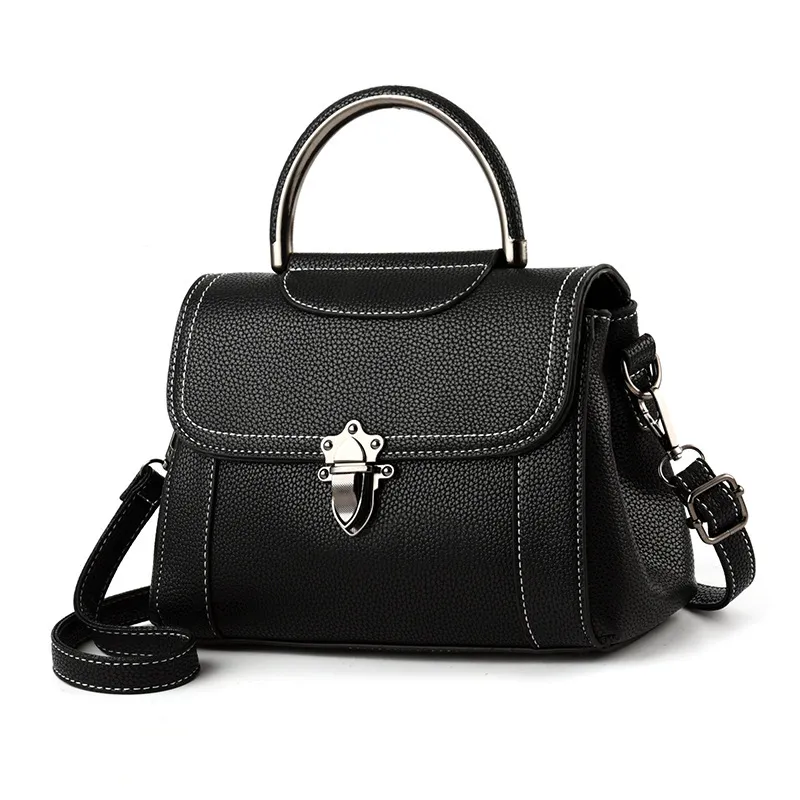Small Bag Women'S Bag New Simple Versatile High Heel Bag Fashion Net Red Small Square Bag - Black