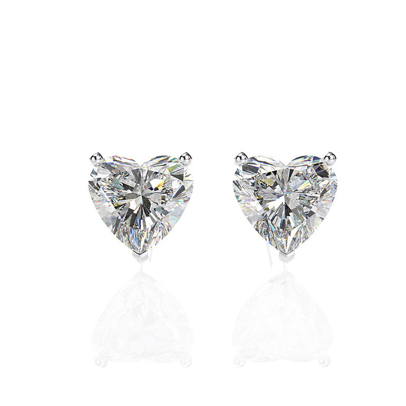 Sweet Love Fresh Temperament Zircon Earrings