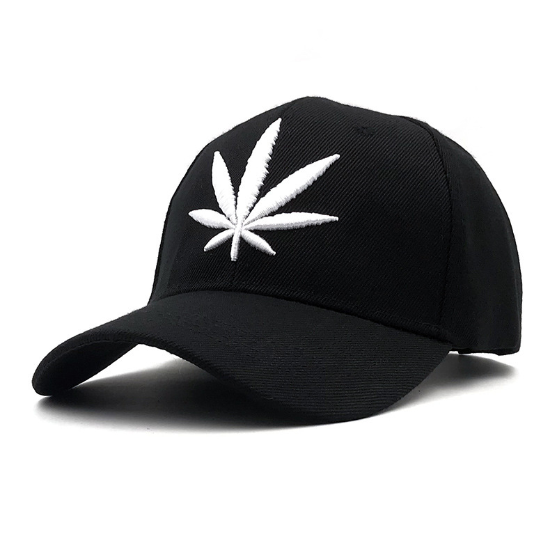Korean Version Of Solid Color Simple Curved Brim Three-Dimensional Embroidery Maple Leaf Baseball Cap For Men And Women All-Match Fashion Outdoor Camouflage Cap — foto 5
