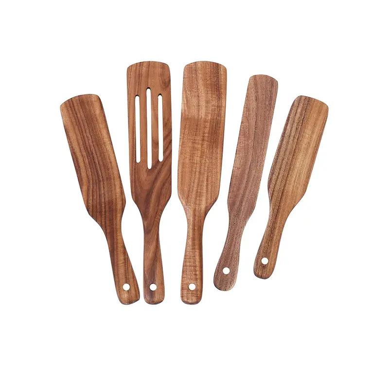 Acacia Teak Spatula Cooking kitchen Utensil Set