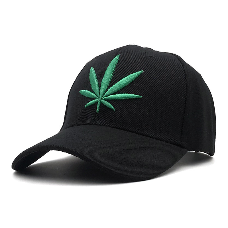 Korean Version Of Solid Color Simple Curved Brim Three-Dimensional Embroidery Maple Leaf Baseball Cap For Men And Women All-Match Fashion Outdoor Camouflage Cap — foto 2