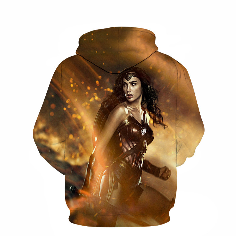 Cross-Border Foreign Trade Spring And Autumn Models 3D Digital Printing Pullover Casual Hoodie Sweater Baseball Uniform Factory Wholesale