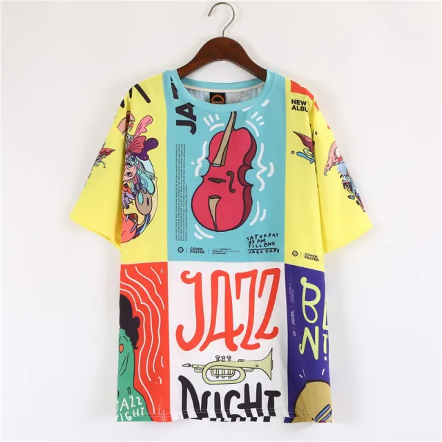 Fashion Simple Style Ladies Short Sleeve Yellow - Shop at LoveMi