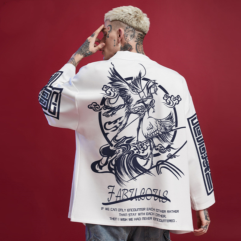 New Chinese Long Gown Men'S Wear In Spring And Summer