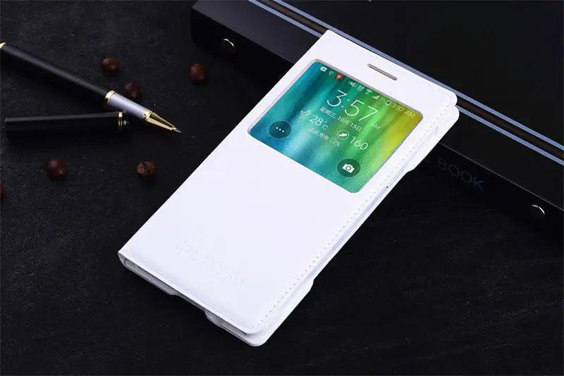 Smart Sleep Leather Case For Mobile Phone Shell Window