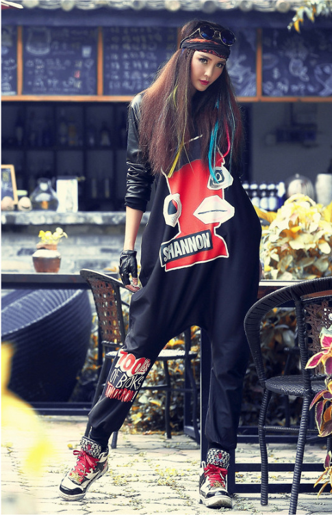  New Casual Pants One Piece Large Loose Guangzhou Women's Harlem Pants Fashion Brand Women's Wear
