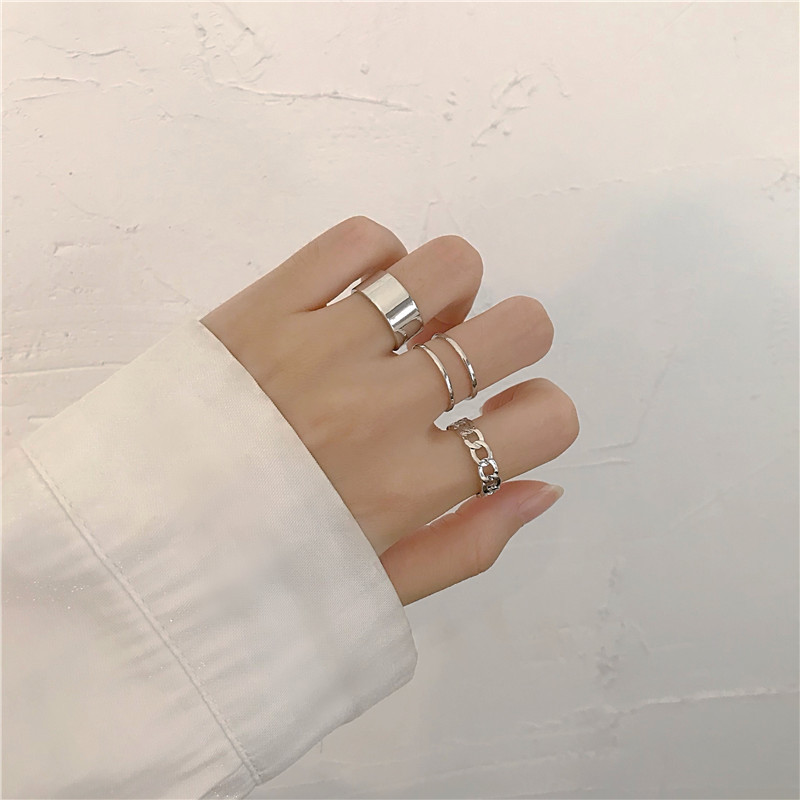 Opening Adjustable Index Finger Joint Ring Cold Wind Niche Ins Retro Ring