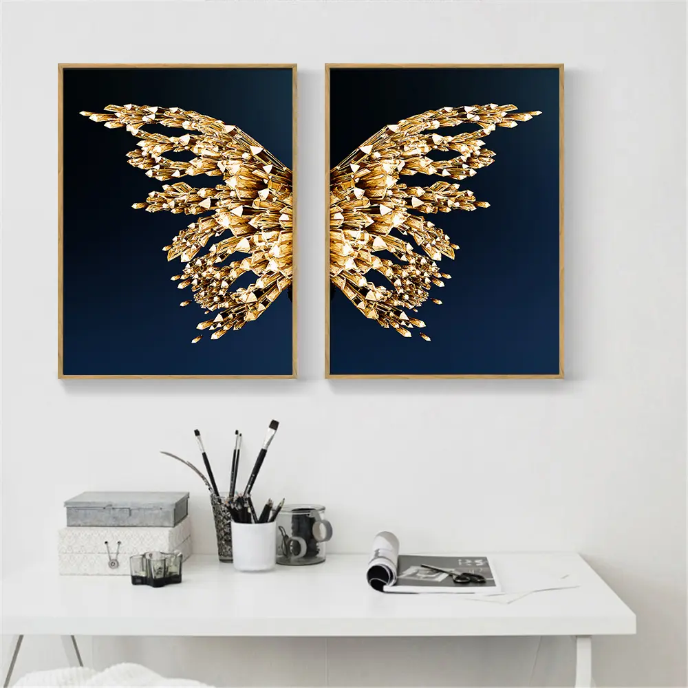 Two Paintings, Diamond Full Of Diamonds, Embroidery