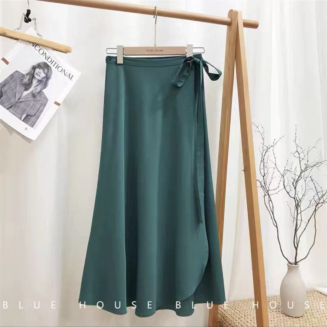 Korean Style High Waist Slim Skirt Mint - Shop at LoveMi