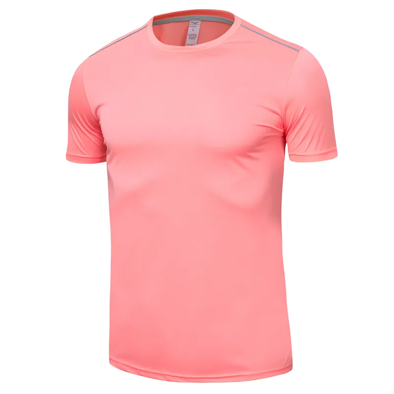Quick-Drying Short-Sleeved Men'S Summer Running T-Shirt Work Fitness Clothes Training T-Shirt Advertising Cultural Shirt Sports Top - 10 Color