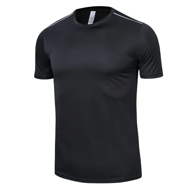 Quick Drying Short Sleeved Men'S Summer Running T Shirt Work Fitness Clothes Training T Shirt Advertising Cultural Shirt Sports Top 1 Color - Shop at LoveMi