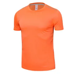 Quick-Drying Short-Sleeved Men'S Summer Running T-Shirt Work Fitness Clothes Training T-Shirt Advertising Cultural Shirt Sports Top - 5 Colour - View 1