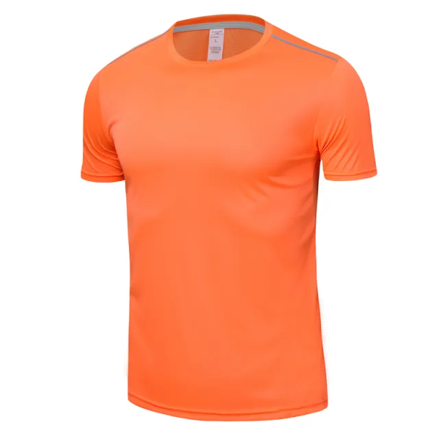 Quick Drying Short Sleeved Men'S Summer Running T Shirt Work Fitness Clothes Training T Shirt Advertising Cultural Shirt Sports Top 5 Color - Shop at LoveMi