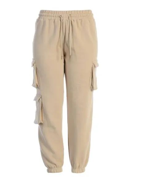 Independent Station Autumn Winter Multi pocket Overalls Women's High Waist Loose Casual Pants Khaki - Shop at LoveMi