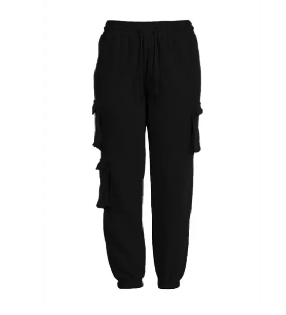 Independent Station Autumn Winter Multi pocket Overalls Women's High Waist Loose Casual Pants Black - Shop at LoveMi