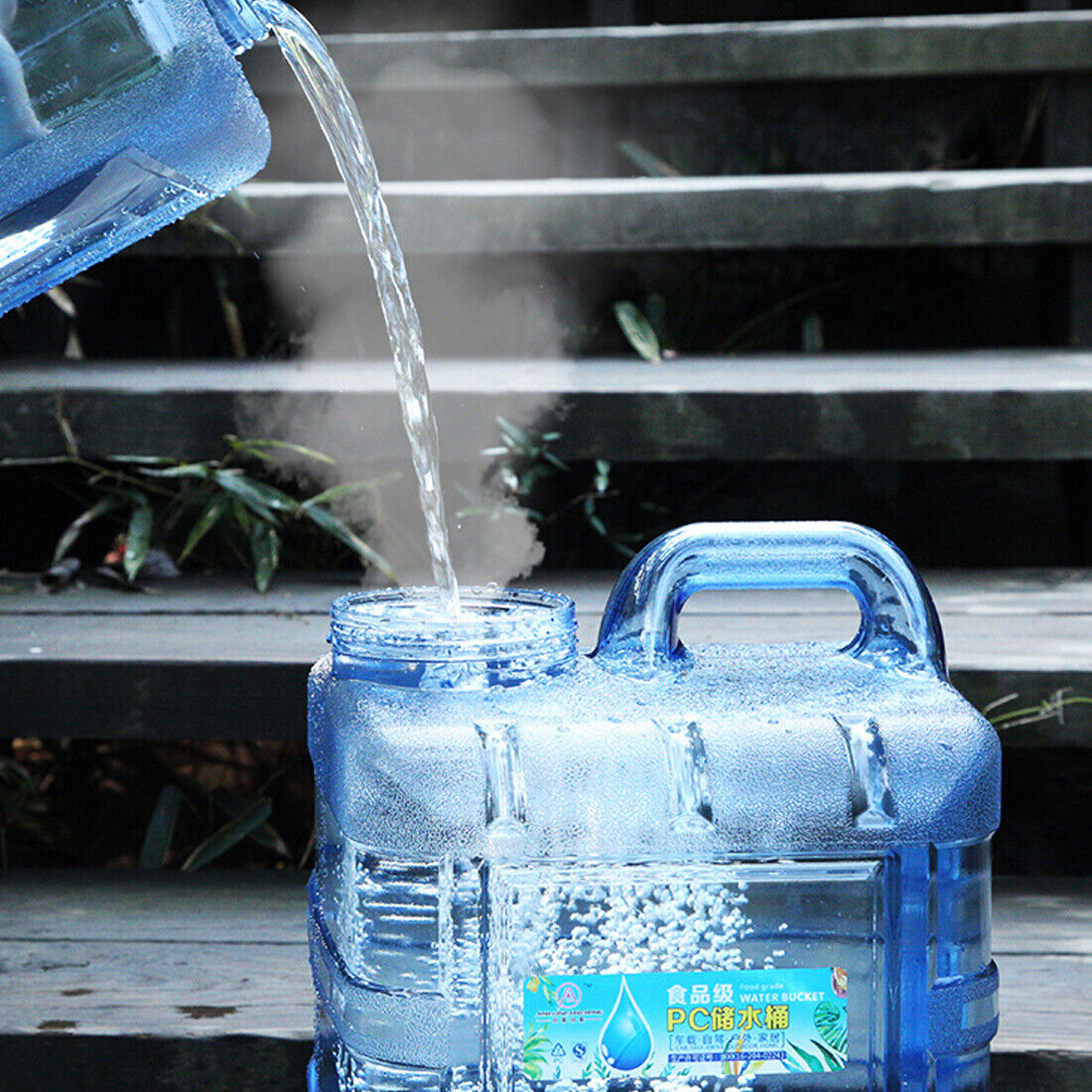 NEW 12L Camping Hiking Tank Container Storage Drinking Water Bottle Bucket With... 6