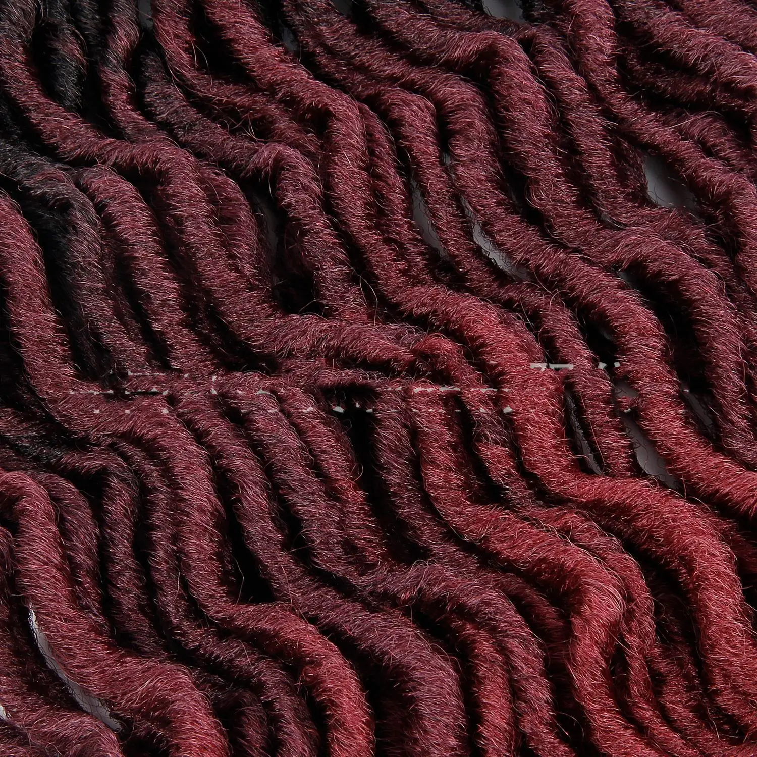 Ombre Curly Crochet Hair Synthetic Braiding Extensions