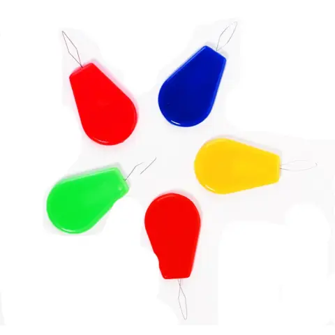Colorful Plastic Threader DIY Multi-function Sewing Machine Needle