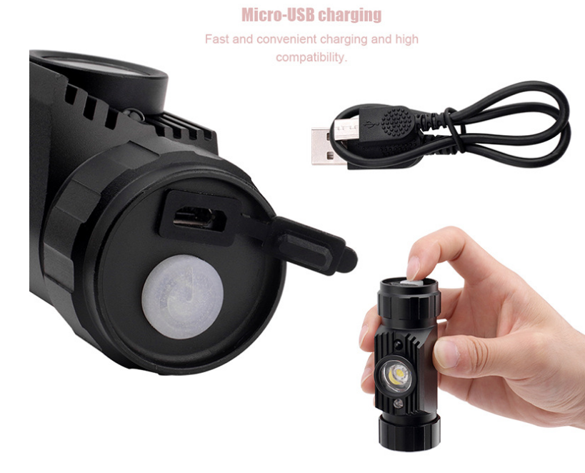 Led Induction Headlight Usb Rechargeable Outdoor Waterproof Strong Light Fishing Aluminum Flashlight Headlight — foto 5