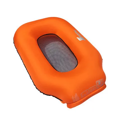 Nylon Outdoor Inflatable Bed Lazy Sofa Water Inflatable Bed Orange - Shop at LoveMi