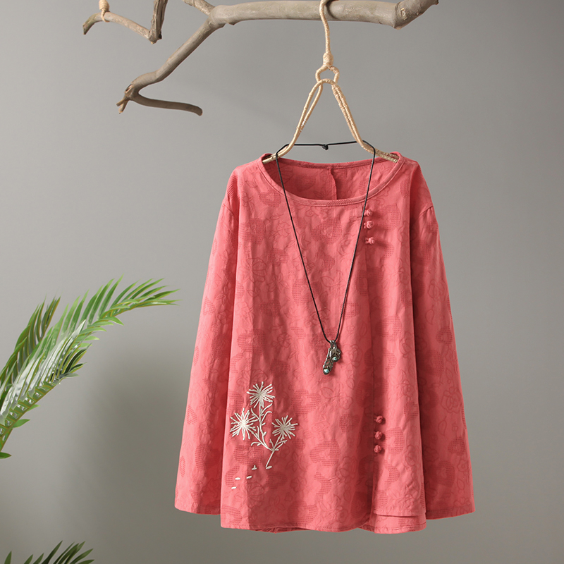 Wind Disc Button Tea Service Shirt